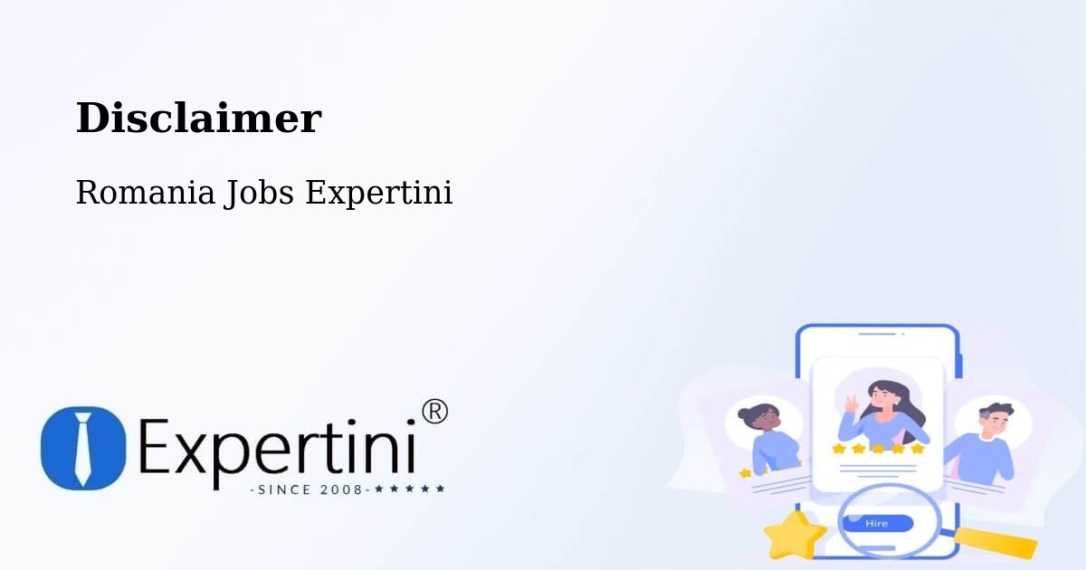 Disclaimer – Criș - Romania Jobs Expertini